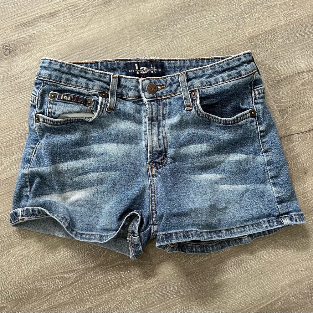 l.e.i. jean/denim shorts size 7